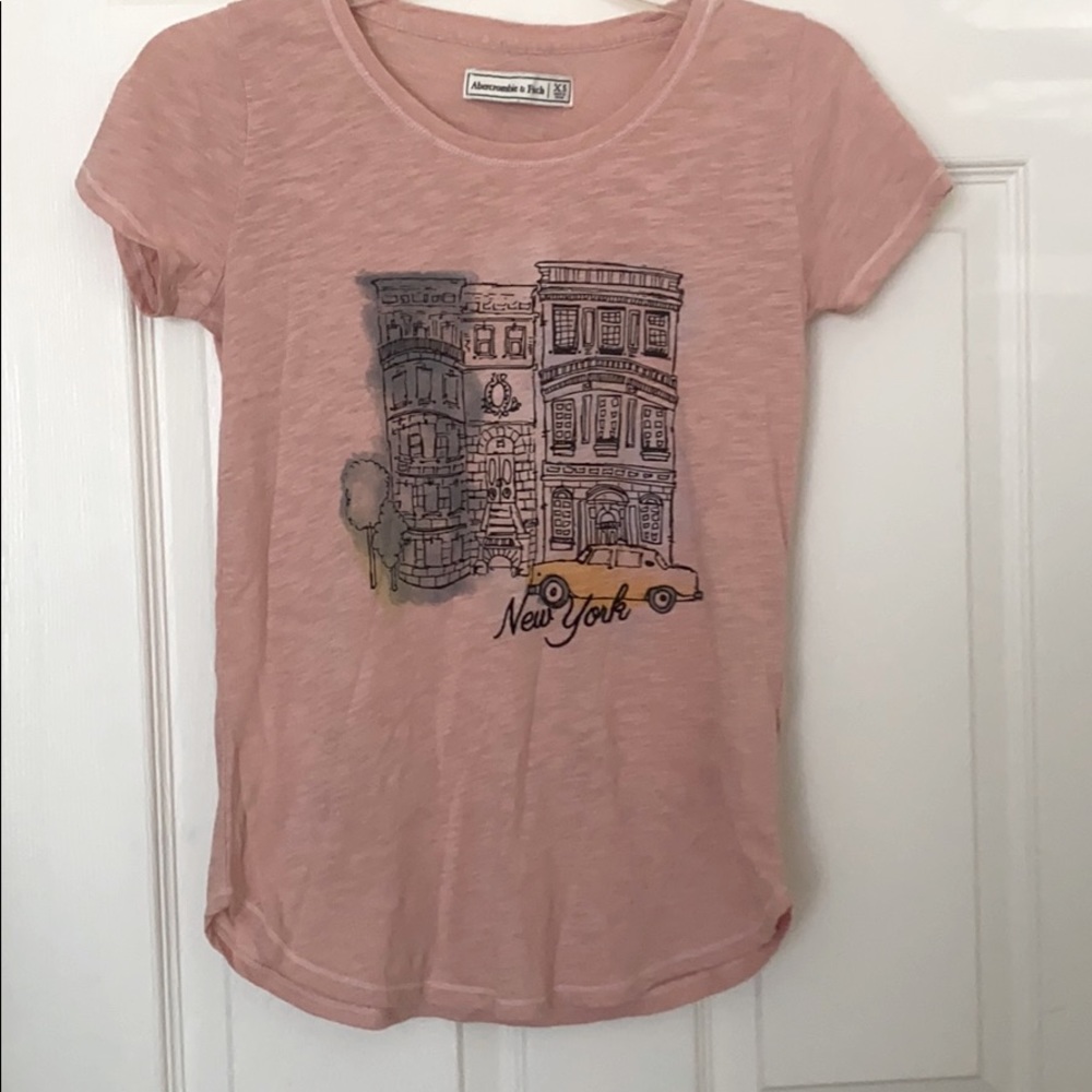 Abercrombie & Fitch “New York” Embroidered Tee
